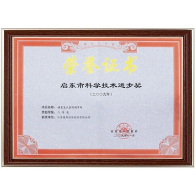 啟東市科學進步技術獎